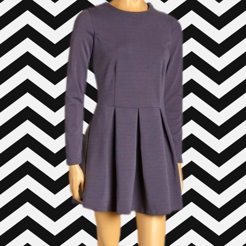 AOYAMA ITOCHENE SINGLE ZIPPER DRESS, LARGE